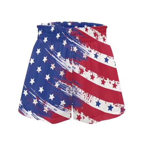 Shorts for Girls 3-16Y Athletic Shorts Summer High Waist Running Shorts Soft Dance Yoga Shorts with Pockets4