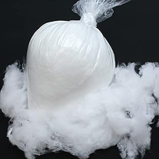The Fabric Guys Hollow Fibre Soft Stuffing Toy Filling Cushions Pillows Teddy Bear Polyester White (250 G)