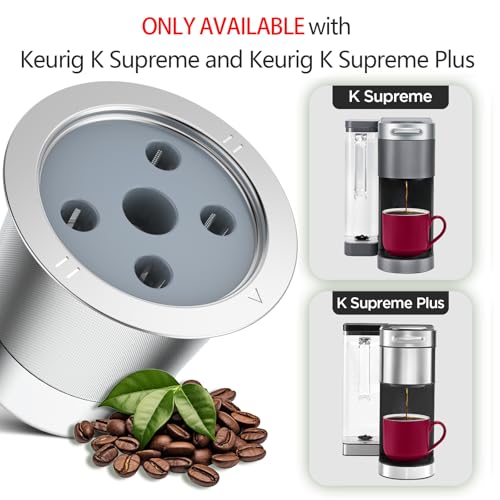 Image of Reusable K Cups for Keurig K Supreme | Refillable K cups for Keurig K Supreme (Plus) Coffee Maker