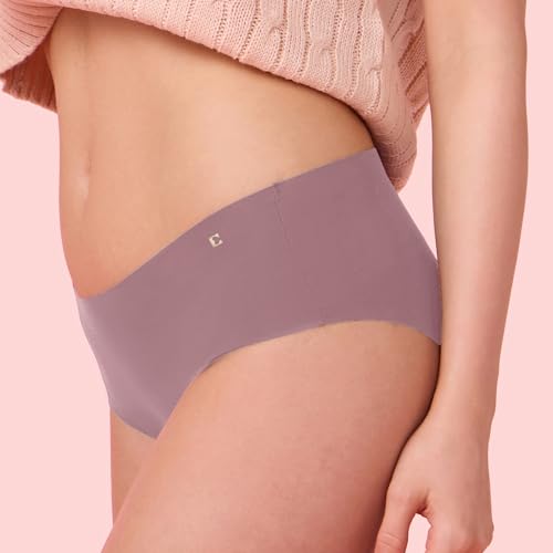 Image of Enamor Innovations Invisi, All Day Comfort, Mid Waist Hipster Panty for Women - No Visible Panty Lines, Sweat Wicking, Free Cut, Full Coverage - PH40
