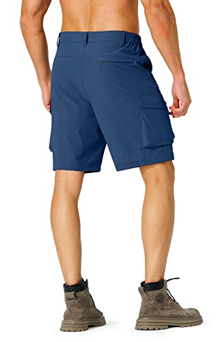 Men's Hiking Cargo Shorts Quick Dry Lightweight Travel Shorts With Multi Pockets For Fishing Camping Golf #TOP2