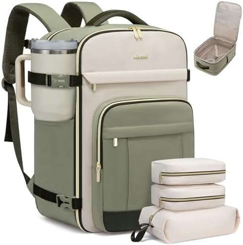 LOVEVOOK 40L Travel Backpack for Women & Men - 17.3 Inch Carry On...