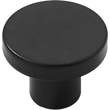 Extraordinary Matte Black Cabinet Knobs Enhance Home Decor