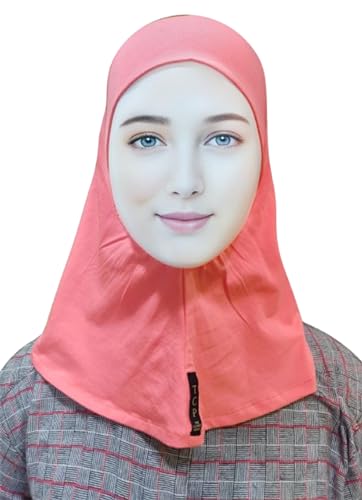 Image of TCP Women's Ninja Beige Jersey Cap, under scarf Neck Covering Hijab Tube cap Age 16+ years