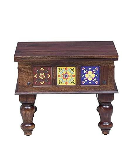 Image of Classic Sheesham Wood Center Table for Home & Office Wooden Coffee Table|Tea Table Center Table Pure Sheesham