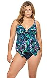 tankini oberteil bonprix Tankini, Zweiteiler. Oberteil mit Zipfelsaum und Strelitzien-Motiv. Softcup-Büste mit Unterbrustband. Passender Slip.