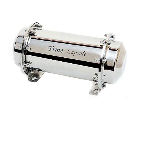 Preisvergleich Produktbild Time Capsule Edelstahl Wasserdicht Container