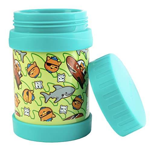 SCS Direct Octonauts Stainless Steel Insulated Lunch 13 oz Jar for Kids - Large Leak-Proof Storage Container for Hot & Cold Food, Soups, Liquids - BPA Free - Fits Most Lunch Boxes and Bags - Teal