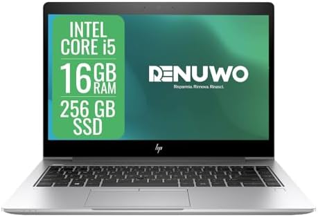 HP EliteBook Ordinateur Portable Intel i5 8th, RAM 16 Go, SSD 256...