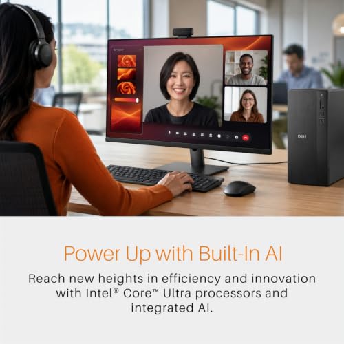 Image of Dell ECT1250 Tower, Intel Ultra 7 265F, 8TB SSD, 64GB RAM, RTX 5060 8GB | NEXVANT Upgraded Ai Computer, Wi-Fi 6, Keyboard and Mouse, 1 Year NEXVANT Warranty, Windows 11 Pro