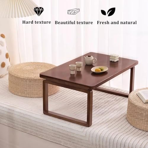 Table basse pliable en bois massif pour petit salon et studio - 5