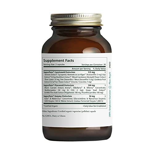 Pure Synergy Eye Protector | 60 Capsules | Made With Organic Ingredients | Non-Gmo | Vegan | Eye Vitamins For Eye Health With Natural Lutein, Zeaxanthin, And Astaxanthin #TOP1