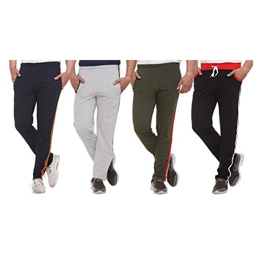 SHAUN Men's Regular Fit Cotton Low Rise Trackpants (831MP4_AKXN_Multicolor_5XL)