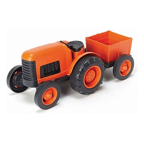 Green Toys Tractor Vehicle, Orange Cover