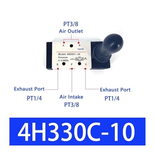 Vanne pneumatique 4HA330 de distribution d'air pour machine - 3