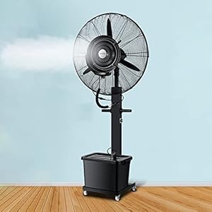 SDLION ESY Nebelventilator Schwarz 75L Standventilator