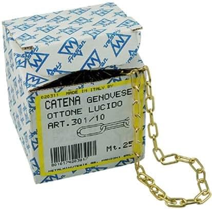 Genovese Chain Polished Brass