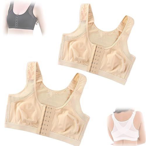 HoNung Soutien-Gorge de Correction de Posture à Fermeture Avant, Soutien-Gorge de Correction de Posture à Fermeture Avant pour Personnes âgées (Skin Color+Skin Color,4XL) HoNung Soutien-Gorge de Correction de Posture à Fermeture Avant, Soutien-Gorge de Correction de Posture à Fermeture Avant pour Personnes âgées (Skin Color+Skin Color,4XL)