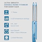 BaBylissPRO 1" Ultra-Sleek Stainless Steel Styling Iron, Hair Straightener, Waver and Curling Tool in one - Image 5