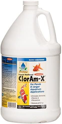 Hikari Usa AHK72328 Pond Cloram-X Ammonia and chloramine Remover for Aquarium, 1-Gallon