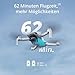 DJI Mini 4K Camera Drohnen Combo mit 4K UHD Kamera für Erwachsene, 3-Achsen-Gimbal-Stabilisierung, 10 km Videoübertragung, Autom. Rückkehr, windstabil, 2 Akkus 62 min Flugzeit, QuickShots, Unter 249g