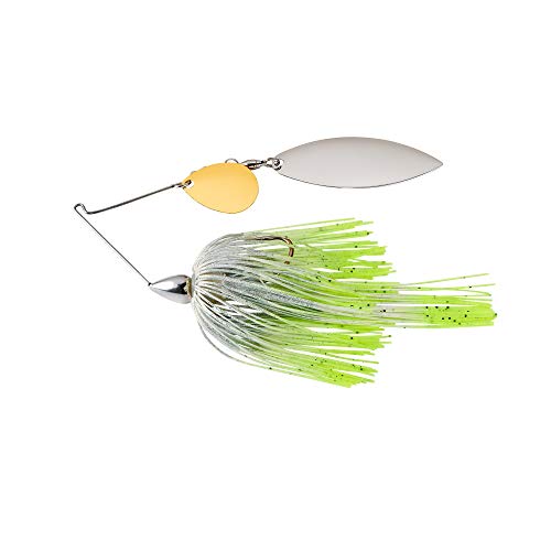 War Eagle Custom Lures Nickel Frame Tandem Willow Spinnerbait Pro's Choice Skirt 1/2 oz. -  24887759