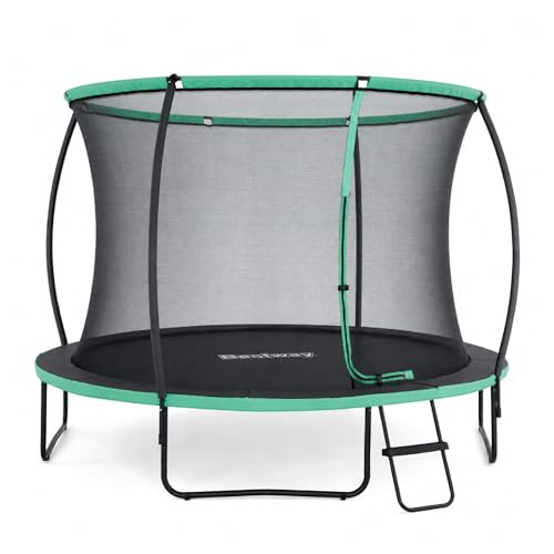 Bestway Xtreme Air 10ft Trampoline Complete Garden Trampoline Set with Safety Net QuickSpring Tool No Gap Enclosure