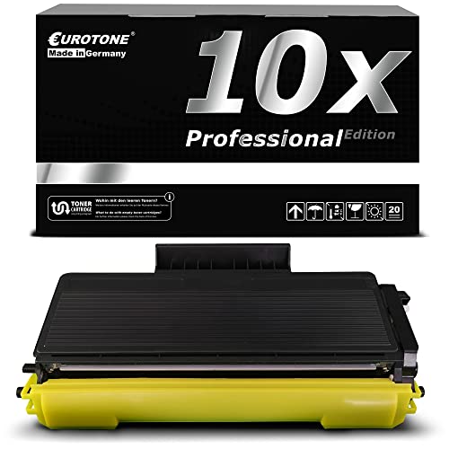 Toner Brother HL5340 HL5350 HL5370 par EuroPro pack de 10 cartouches TN3280 de remplacement noir