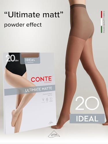 Image of Conte Tights Classic Matt Sheer Pantyhose with Control Top Ideal 20 den