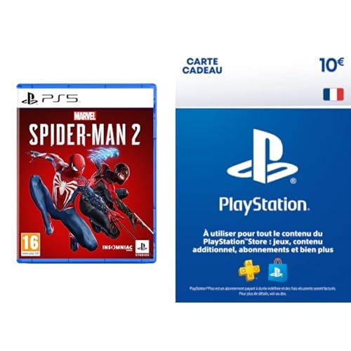 Sony, Marvel's Spider-Man 2 PS5 + 10€ Carte Cadeau PlayStation | Compte PSN français uniquement [Code par Email]