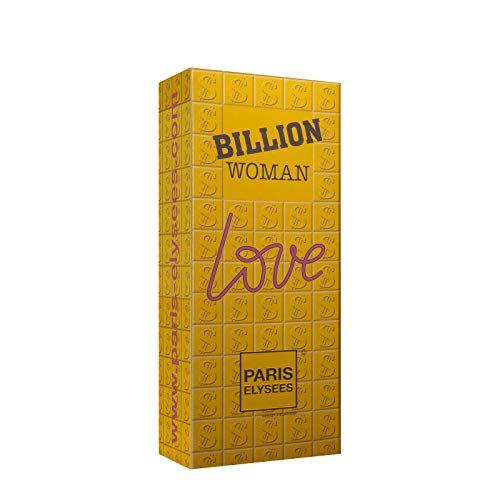 Eau de Toilette Billion Woman Love, Paris Elysees, 100 ml