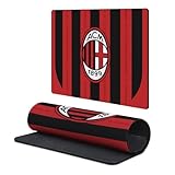 Head Case Designs Officially Licensed AC Milan Home 2024/25 Crest Kit 9.84 x 11.81 x 0.12 inches (250 x 300 mm) - S Gaming Office Desk PC Keyboard Mouse Mat Pad