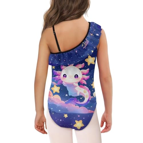 Image of Girls One Piece Swimsuits Size 3-14 Trendy Ruffle Bathing Suit Casual Hawaiian Summer Beach Swimwear