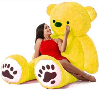 Cigati 3 Feet Stuffed Spongy Hugable Imported Teddy Bear - 92 cm(Lemon Yellow)