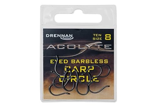 Drennan Acolyte Eyed Barbless Carp Circle (Size 12) - Image 2