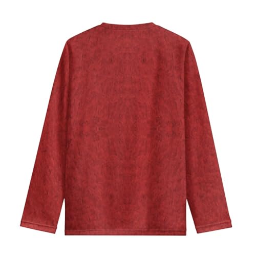 Image of Girls Long Sleeve T Shirt Cute Cartoon Crewneck Shirt for Kids 3-16Y Fall Winter Clothes