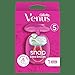 Gillette Venus Extra Smooth Snap Rasoir d'épilation pour femme, 1 pièce de rechange, 5 lames pour une épilation super-précise et un manche mini pour l'emporter partout