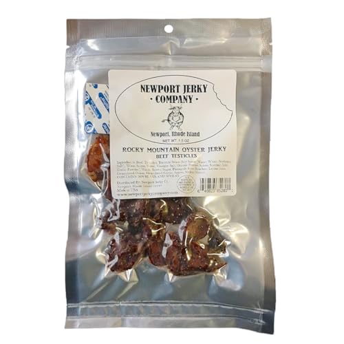 Newport Jerky Company Rocky Mountain Oyster Bull Testicle Jerky