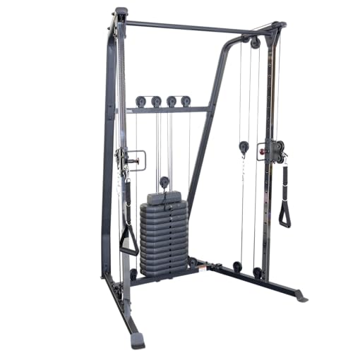 Image of Body-Solid Best Fitness Functional Trainer Cable Machine, Full Body Workout Weight Stacks, Chest and Shoulder Exercise Home Gym LAT Pulldown Machines with 190lb Weights Stack