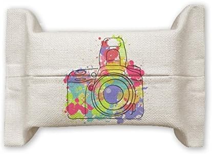 DIYthinker Graffiti Street Culture Colorful Camera Tissue Paper Cover Holder Cotton Linen Bag image 2
