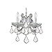 Maria Theresa Polished Chrome Wall Sconce with Swarovski Strass Crystals