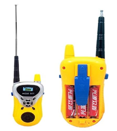 Image of Handheld Kids Pretend Play Phone Toy Set of 2, Educational Role Play Mobile Toy for Kids, Interactive Learning Toy Phones, Fun Gift for Boys Girls, Battery Operated Toy Phone Set