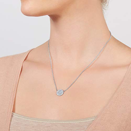 Fossil Women's Silver-Tone Necklace, Color: Silver (Model: Jf03224040) #TOP2