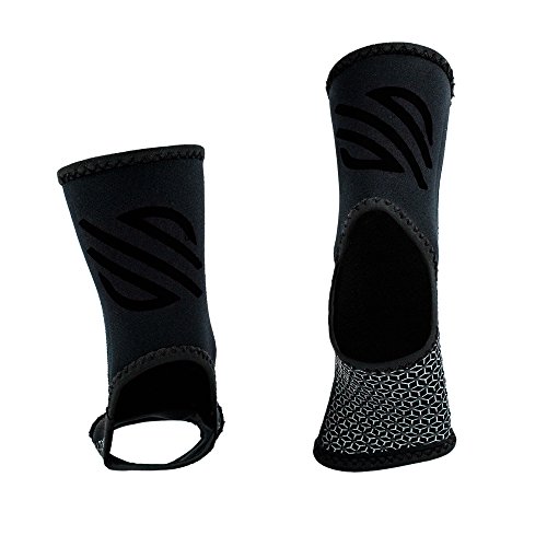 Sanabul Essential Striking Gel Ankle Guard For Mma Muay Thai Kick Boxing (Pair) (Black, L/Xl) #TOP2