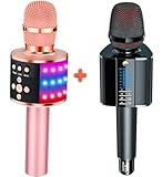 BONAOK Q78 and G20 Bluetooth Wireless Karaoke Microphone Portable Handheld Mic with Speaker Karaoke for Singing Home Party Gift for Kids Adults