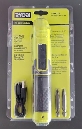 RYOBI 4V SCREWDRIVER