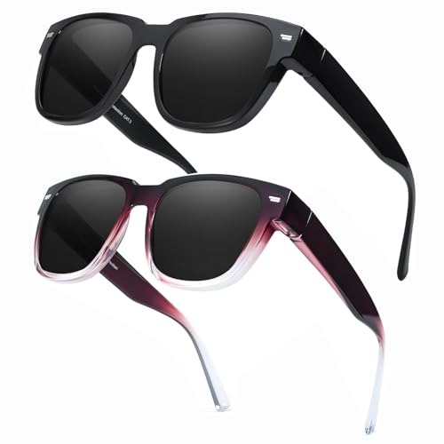 Lunettes de soleil polarisées femme anti-fatigue oculaire monture TR90 protection UV400