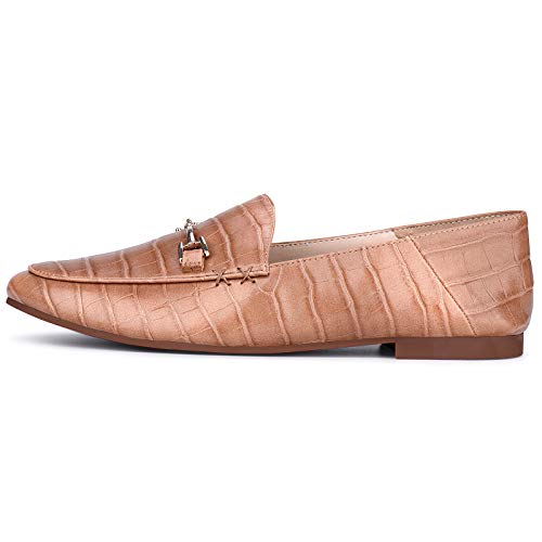 Image of JENN ARDOR Loafers for Women Flats Shoes Womens Penny Loafers Slip On Pointed Toe Comfortable Office Work Driving Flats Fashion Dress Shoes for Women