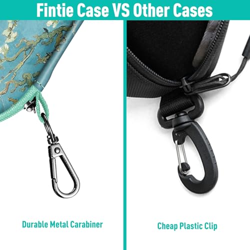 Image of FINTIE Sunglasses Case, Hard EVA Shell Shockproof Sport Glasses Case with Metal Carabiner Travel Zipper Eyeglasses Holder