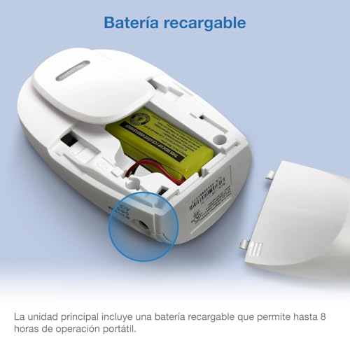 Miniatura 9 de Vtech Bm1120 Monitor De Audio Para Bebé, Transmisión De Sonido Clara Y Segura, Largo Alcance, Pantalla Led De 5 Niveles De Volumen, Pinza Para Cinturón, Baterías Recargables